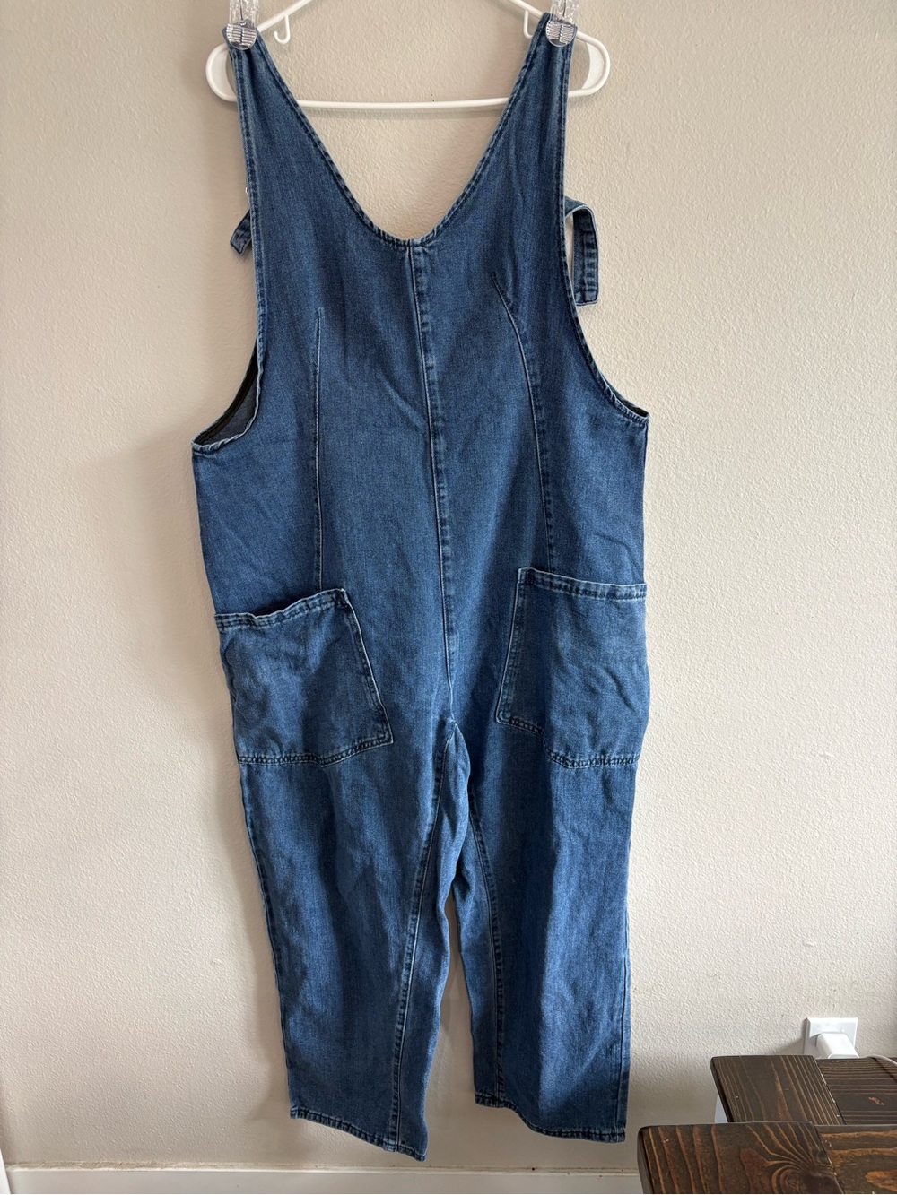 Denim Blue Women's Utility Overalls/Jumpsuit